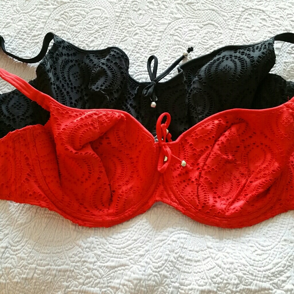 Freya bathing suit top- Red Only